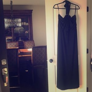 🎆 Elegant Halter Tie Maxi Dress, Sexy Day/Night
